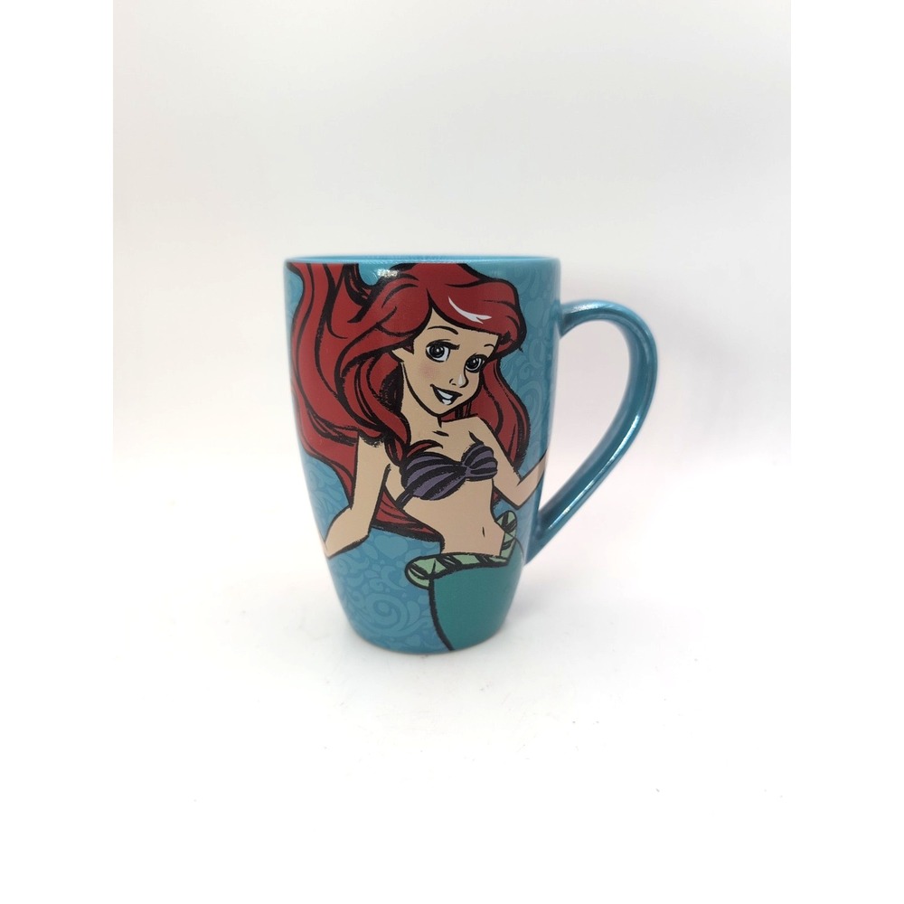 Disney Parks Ariel Little Mermaid Ceramic Coffee Mug 14oz 1988